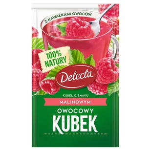Delecta OWOCOWY KUBEK KISIEL SM MALINOWY 30G 20937 - Kisiel - miniaturka - grafika 1