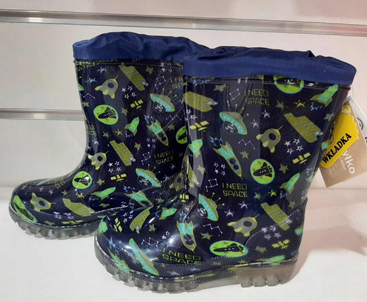 Kalosze dla dzieci Wojtyłko 4421G kosmos rozm. 32