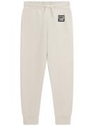 Spodnie i spodenki dla dziewczynek - DKNY Spodnie dresowe D34A85 S Biały Regular Fit - miniaturka - grafika 1