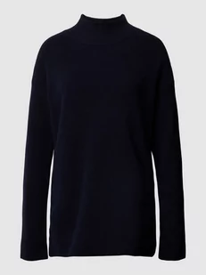 Sweter z dzianiny z golfem - Swetry damskie - miniaturka - grafika 1