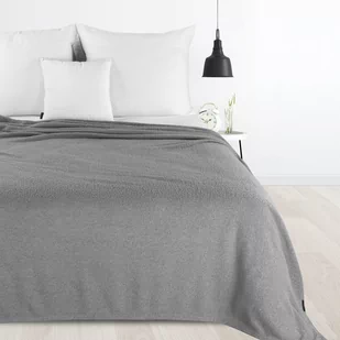 Koc 200 x 220 Mikrofibra Boucle Bukla Srebrny - Koce - miniaturka - grafika 3