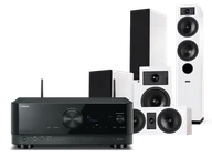 Kino domowe - Yamaha RX-V4A (czarny) + Tesi 5 + 2 + 7 (biały) - miniaturka - grafika 1