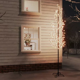 vidaXL Drzewko wiśniowe, 368 LED, ciepła biel, 300 cm - Choinki - miniaturka - grafika 1