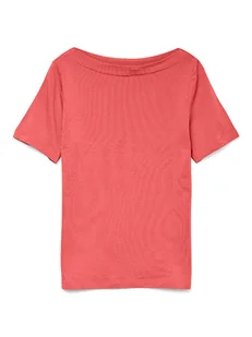 Vero Moda Koszulka w kolorze różowym - Koszulki i topy damskie - miniaturka - grafika 1