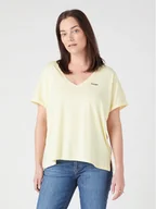 Koszulki i topy damskie - Wrangler T-Shirt W7XKEVX6Z 112328929 Żółty Regular Fit - miniaturka - grafika 1