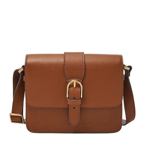 Fossil Damskie Zoey Crossbody, średni brąz M, Średni brązowy średni, Medium