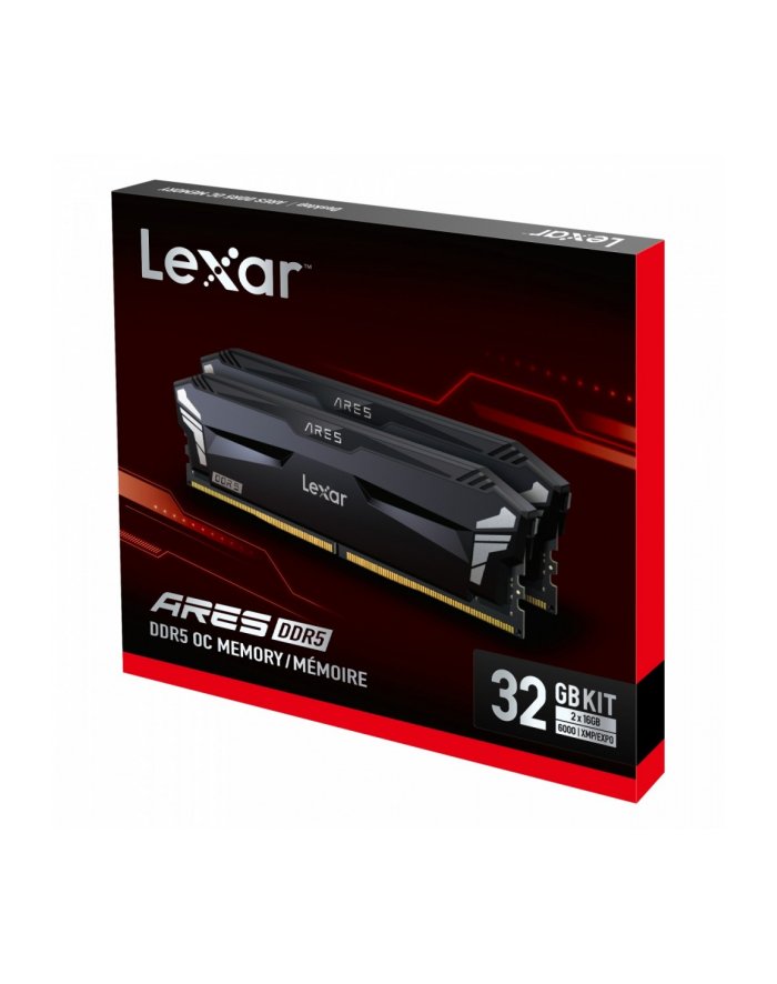 lexar DDR5 ARES 32GB2*16GB/6000 CL30 czarna LD5U16G60C300A-RGD