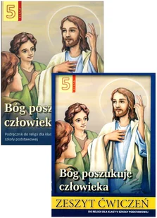 Bóg poszukuje człowieka 5. Podręcznik i zeszyt ćwiczeń do religii dla klasy 5 szkoły podstawowej - Stanisław Łabendowicz - podręcznik - Podręczniki dla szkół podstawowych - miniaturka - grafika 1