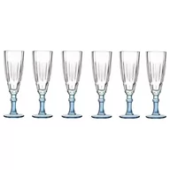 Kieliszki - Kieliszek do szampana z kolorową nóżką, 170 ml, 6 sztuk - miniaturka - grafika 1