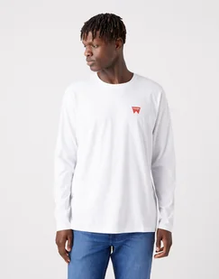 Męski longsleeve Wrangler LS SIGN OFF TEE 4XL - Bluzy męskie - miniaturka - grafika 1