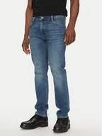 Spodnie męskie - Mustang Jeansy Oregon 1013712 Niebieski Slim Fit - miniaturka - grafika 1