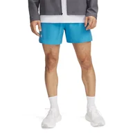 Spodenki męskie - Męskie Spodenki UNDER ARMOUR UA LAUNCH 5'' SHORTS 1382617-452 – Niebieski - miniaturka - grafika 1
