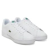 Sneakersy męskie - Sneakersy Lacoste Carnaby Cup 7-49SMA0035 Biały - miniaturka - grafika 1
