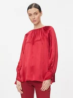 Bluzki damskie - Rinascimento Bluzka CFC0116710003 CFC0116710003 Czerwony Regular Fit - miniaturka - grafika 1