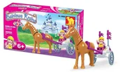 Klocki - Dromader Klocki Baśniowa kraina Koń z Zaprzęgiem 130-24202 130-24202 - miniaturka - grafika 1