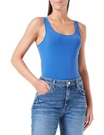 Koszulki i topy damskie - VERO MODA Damski top Vmmaxi My Soft Long Tank Noos, Beaucoup Blue, XS - miniaturka - grafika 1