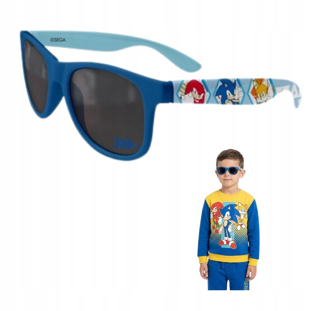 Sonic Okulary Przeciwsłoneczne Niebieskie Dziecięce UV