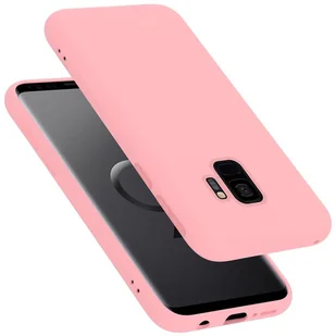 Pokrowiec Do Samsung Galaxy S9 Etui w LIQUID RÓŻOWY TPU Silikon Case Cover Obudowa Ochronny Cadorabo - Etui i futerały do telefonów - miniaturka - grafika 1