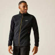 Bluzy sportowe męskie - Regatta Polar męski rozsuwany Rivake Czarny, Rozmiar: 3XL - miniaturka - grafika 1