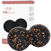 Akcesoria do masażu - Roller Podwójna Piłka Do Masażu Epp Twarda Z Kartonikiem Fit.Me - miniaturka - grafika 1