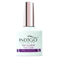 Lakiery hybrydowe - Indigo Indigo Removable Top Coat Pro White Top 7ml - miniaturka - grafika 1