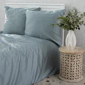 Pościel - Pościel z satyny bawełnianej Mint 220x200 cm - miniaturka - grafika 1