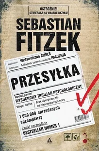 Przesyłka Wyd 2 Sebastian Fitzek - Powieści sensacyjne - miniaturka - grafika 2