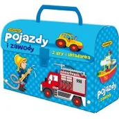 Gry planszowe - Adamigo Kuferek Pojazdy i Zawody 6472 - miniaturka - grafika 1