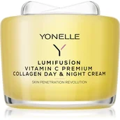 Kremy do twarzy - YONELLE LUMIFUSION VITAMIN C PREMIUM COLLAGEN DAY & NIGHT CREAM 55.0 ml - miniaturka - grafika 1