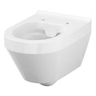 Miski WC - Cersanit Crea miska WC CleanOn wisząca biała K114-015-ECO - miniaturka - grafika 1