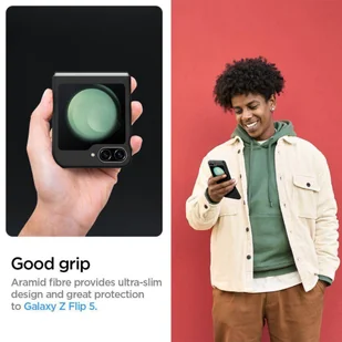 Etui SAMSUNG GALAXY Z FLIP 5 Spigen Airskin "Pro" czarne - Etui i futerały do telefonów Etui SAMSUNG GALAXY Z FLIP 5 Spigen Airskin "Pro" czarne - Etui i futerały do telefonów - miniaturka - grafika 10