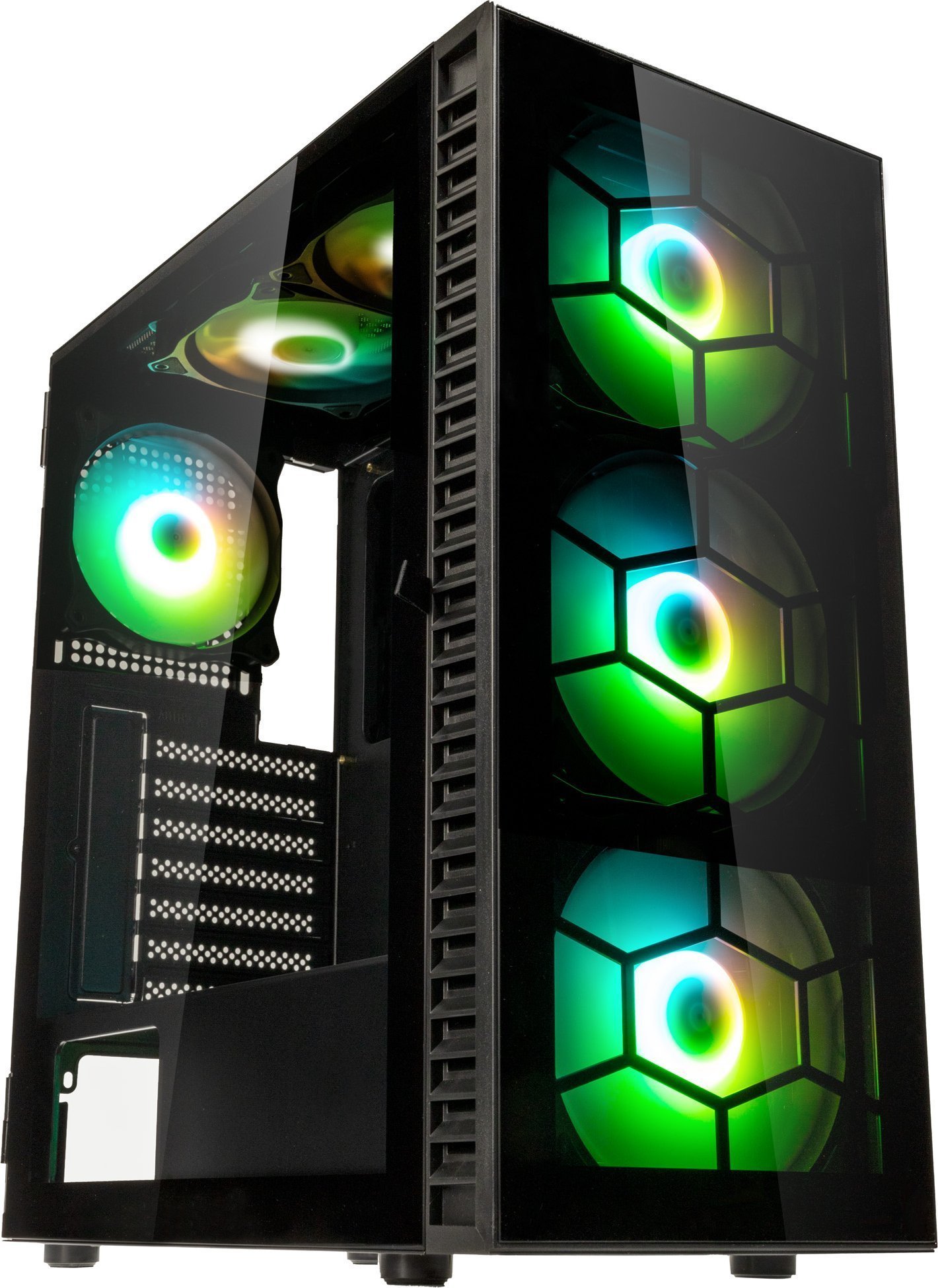 Obudowa Kolink Kolink Observatory HF Plus Glass ARGB Midi Tower Case - Black