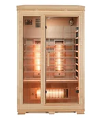 Sauny - Sauna na podczerwień 3-osobowa 120x105 cm grzejniki kwarcowe i karbonowe Bergen3 Infrared - miniaturka - grafika 1