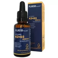 Przeziębienie i grypa - Pureo Health, witaminy K2 + D3, krople, 30 ml - miniaturka - grafika 1