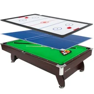 Stoły bilardowe i akcesoria - Stół bilardowy z nakładką cymbergaj/ping pong 8FT - THUNDER BOLD-BROWN - miniaturka - grafika 1