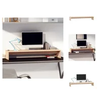 Akcesoria do monitorów - vidaXL Podstawa pod monitor 100x27x15 cm lite drewno sosnowe - meble TV - miniaturka - grafika 1