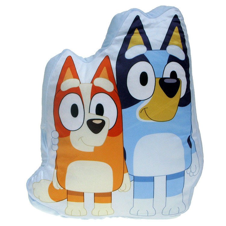 Poduszka pluszowa - Bluey (Blue): pieski siostry: Blue i Bingo (355502)