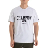 Koszulki męskie - Koszulka Champion Crewneck 220432-EM007 - szara - miniaturka - grafika 1