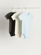 Body dla niemowląt - Reserved - Bawełniane body 3 pack - złamana biel - miniaturka - grafika 1