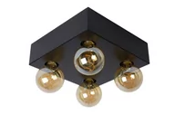 Lampy sufitowe - Lucide SURTUS Czarna 4xE27 Lampa sufitowa 30174/04/30 30174/04/30 - miniaturka - grafika 1