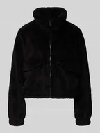 Kurtki damskie - Kurtka z polaru o luźnym kroju ze stójką model ‘ANNA CONTACT’ - miniaturka - grafika 1