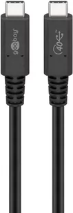 Kabel USB-C USB4 40Gbit/s 100W 20A 5V Goobay 1m - Kable - miniaturka - grafika 1