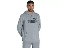 Bluzy męskie - PUMA Męska bluza z kapturem Ess Big Logo Tr Sweat - miniaturka - grafika 1