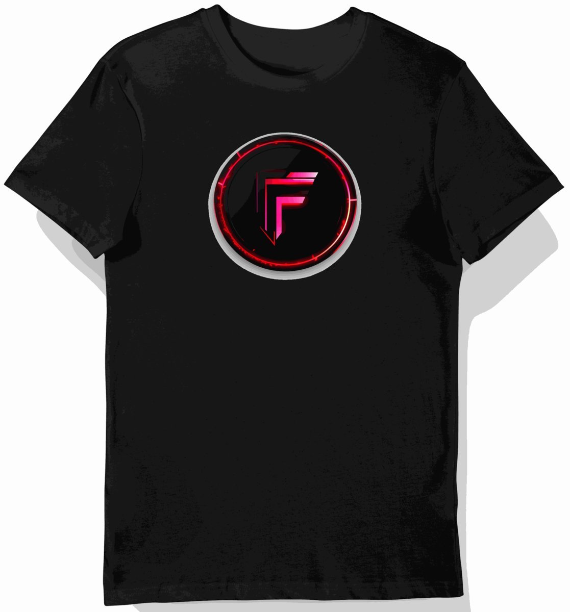 Koszulka męska czarna z grafiką drużyny e-sportowej L