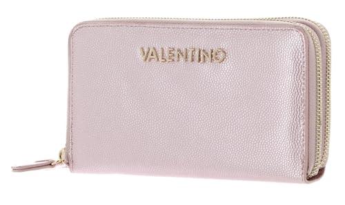 VALENTINO Divina VPS1R447G Zip Around Wallet; Kolor: Różowy METALLIZZATO, Kolor różowy, Talla única, Casual