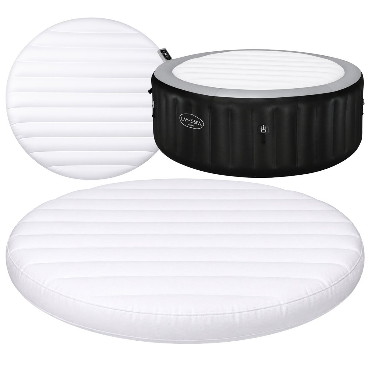 Bestway mata cieplna dmuchana osłona jacuzi lay-z-spa hawaii energysense