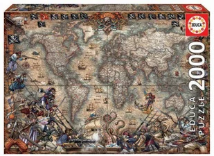 Educa Puzzle 2000 elementów Mapa piratów - Puzzle - miniaturka - grafika 4