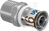 Łączniki, trójniki, kształtki - Złączka z gwintem zewnętrznym 16-R1/2"MT Uponor S-Press Plus - miniaturka - grafika 1