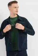 Koszule męskie - PEPE JEANS KOSZULA MĘSKA GRANATOWA GŁADKA XS P9H - miniaturka - grafika 1