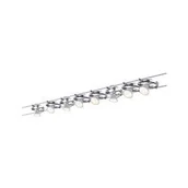 Oprawy, klosze i abażury - Paulmann światła wire system CARDAN maks. 8 X 10 W, GU5,3, metalowe, chromowane matowe, 500 x 12,5 x 9 cm 941.53 - miniaturka - grafika 1